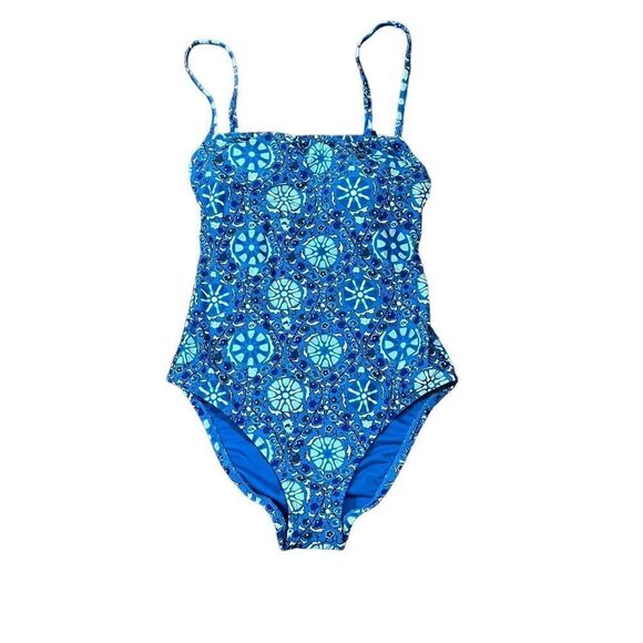 NWT RHODE Blue Zinnia One Piece Swimsuit, Size S - Picture 4 of 12